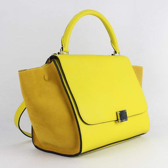 Knockoff Celine shoulder bag 88037 yellow