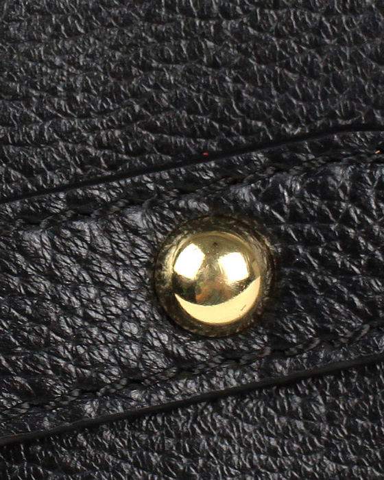 Prada Milled Leather Tote Bag - 6005 Black - Click Image to Close