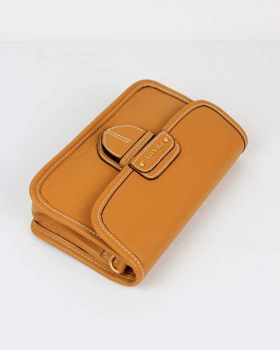 Prada Litchi Veins Shoulder Bag - 6029 Apricot