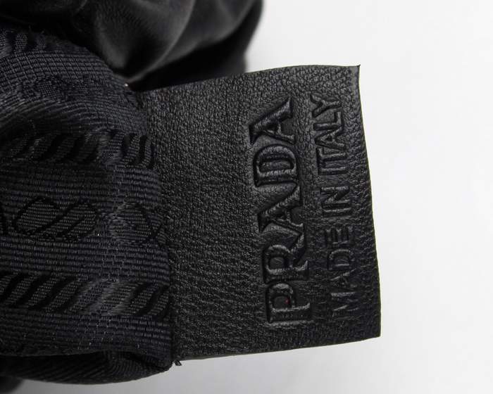 Prada Lambskin Tote Leather - 8021 Black - Click Image to Close
