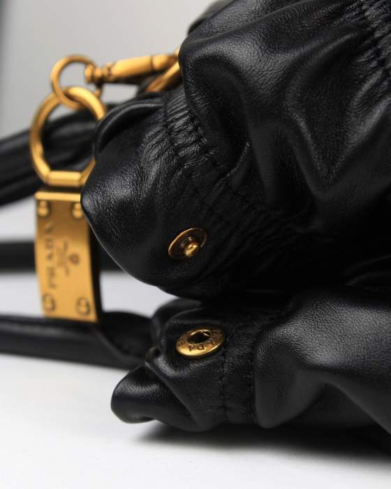 Prada Nappa Leather Tote Bag - 8022 Black