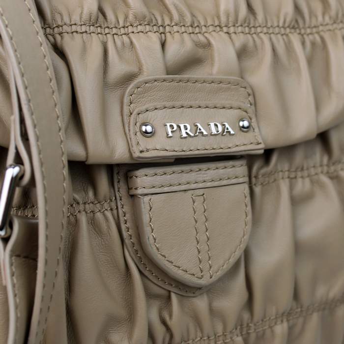 Prada Gaufre Flap Shoulder Bag - 8038 Apricot - Click Image to Close