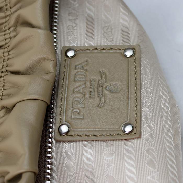 Prada Gaufre Flap Shoulder Bag - 8038 Apricot