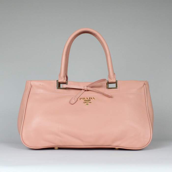 Prada Nappa Leather Handbag - 8201 Pink - Click Image to Close