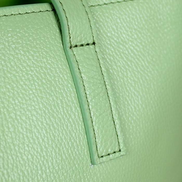 Prada Calfskin Shopper Bag - 8204 Green - Click Image to Close
