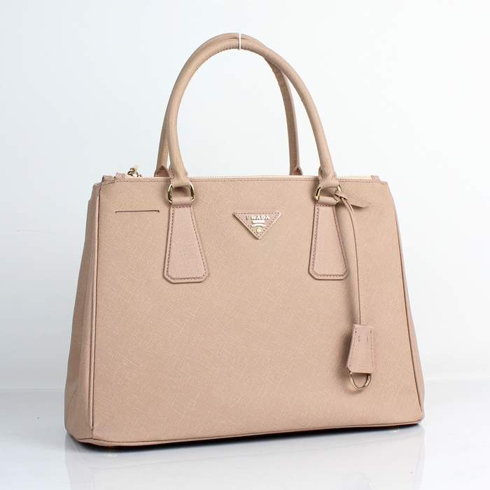 Prada 2012 Saffiano Leather Tote Bag BN1786 Apricot