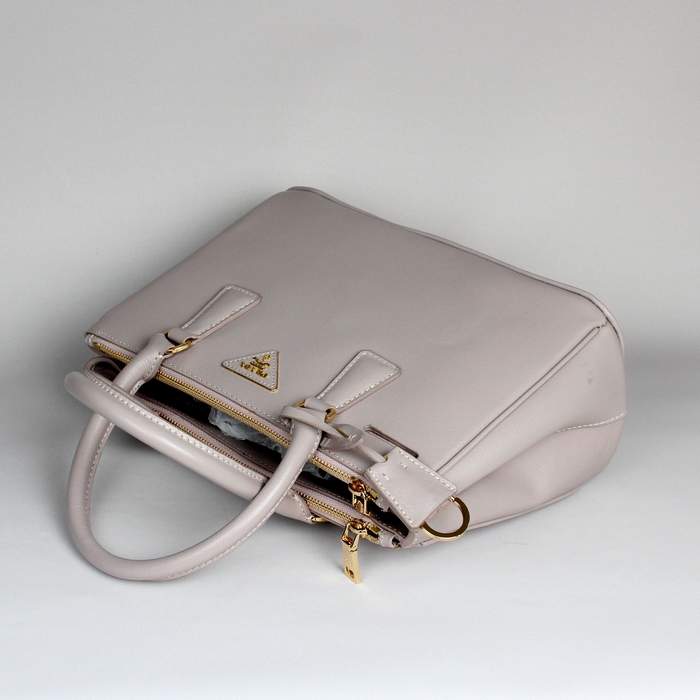 Prada Classic Saffiano Leather Medium Tote Bag - BN1801 Offwhite - Click Image to Close