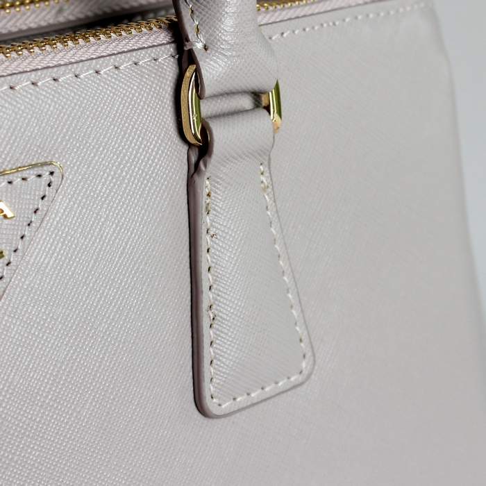 Prada Classic Saffiano Leather Medium Tote Bag - BN1801 Offwhite
