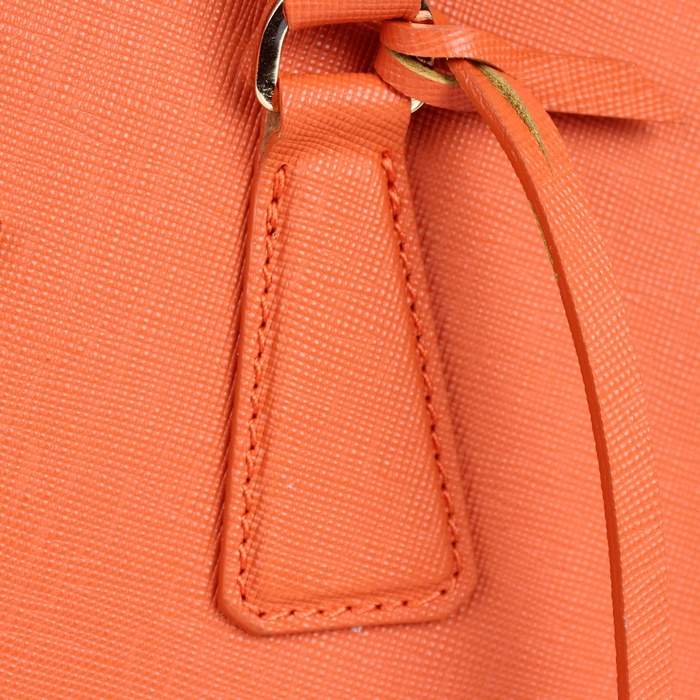 Prada Saffiano Calf Leather Tote BN2274 Orange