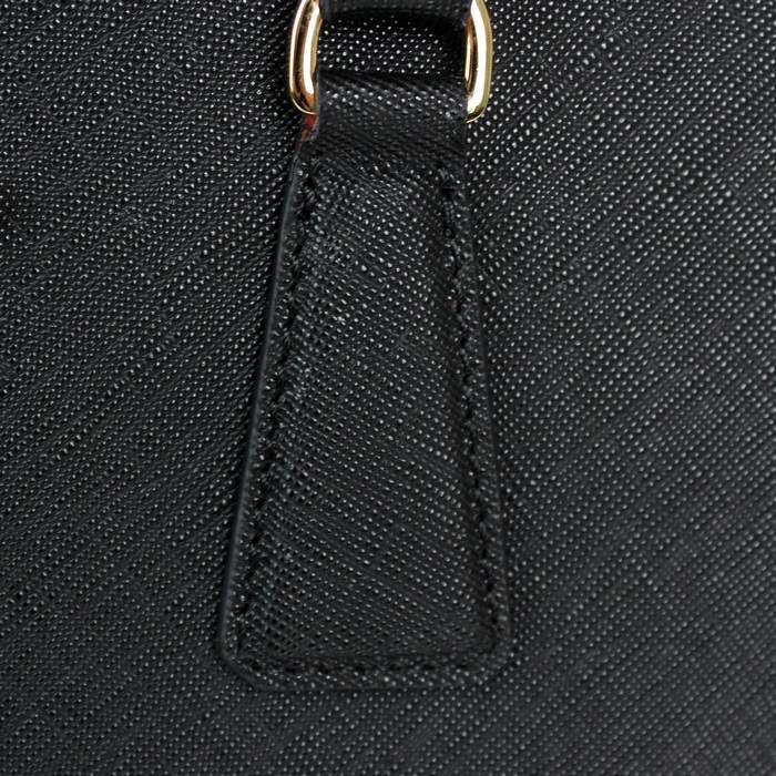 Prada Saffiano Calf Leather Tote BN2274 Black
