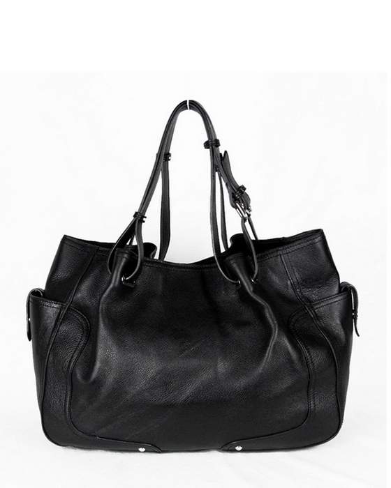Prada Milled Leather Tote bag - 3573 Black - Click Image to Close