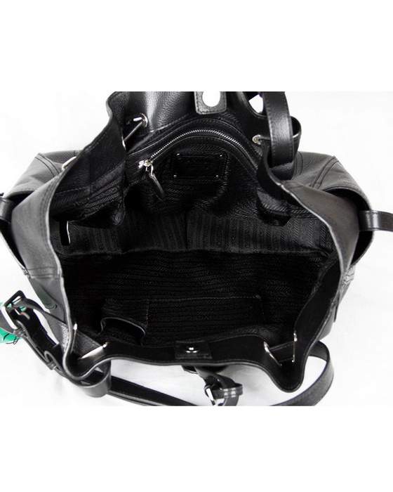 Prada Milled Leather Tote bag - 3573 Black