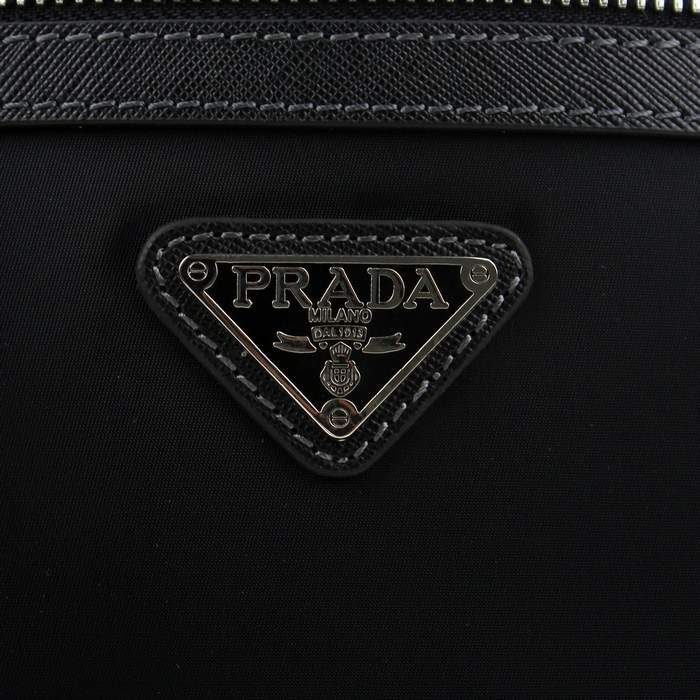 Prada Fabric Messenger Bag 0013 Black - Click Image to Close