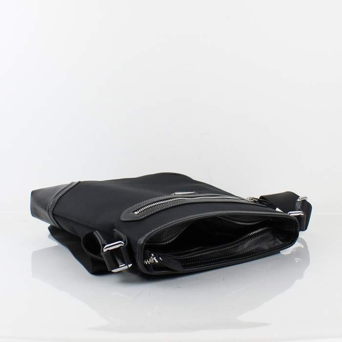 Prada Fabric Messenger Bag 0014 Black