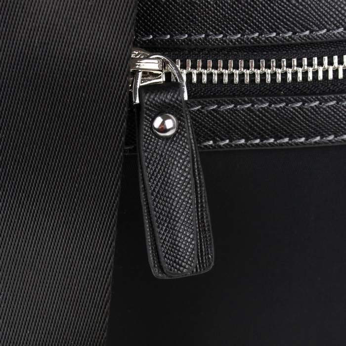 Prada Fabric Messenger Bag 0014 Black - Click Image to Close