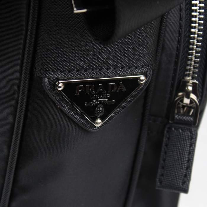 Prada Vela Fabric Messenger Bag BT0189 Black