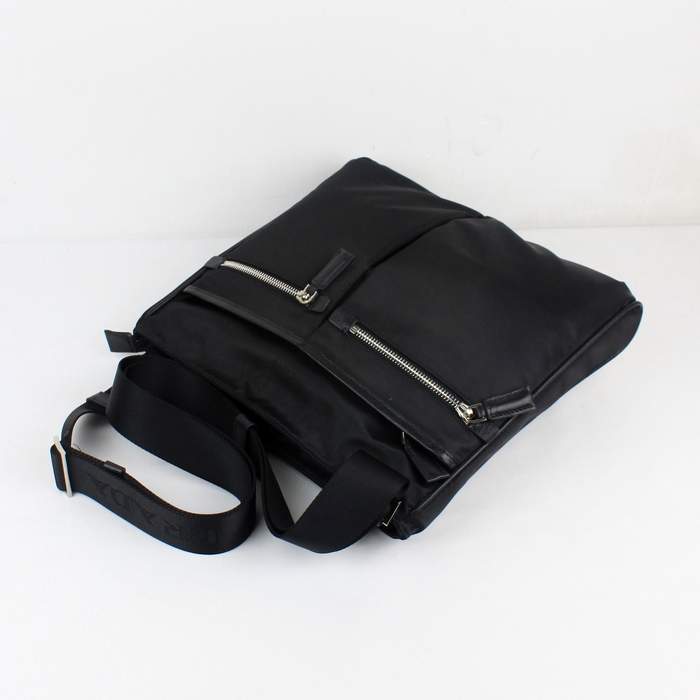 Prada Vela Fabric Messenger Bag BT0220 Black