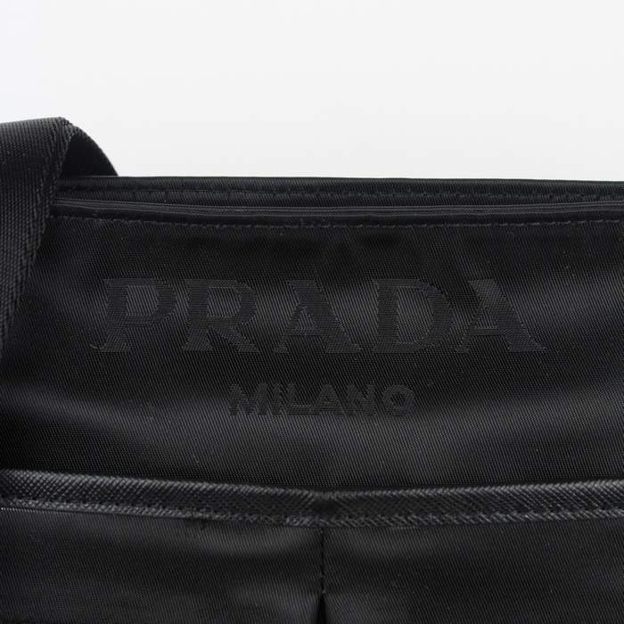 Prada Vela Fabric Messenger Bag BT0220 Black
