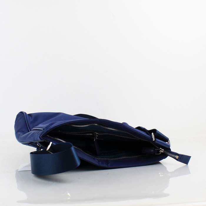 Prada Vela Fabric Messenger Bag BT0220 Blue
