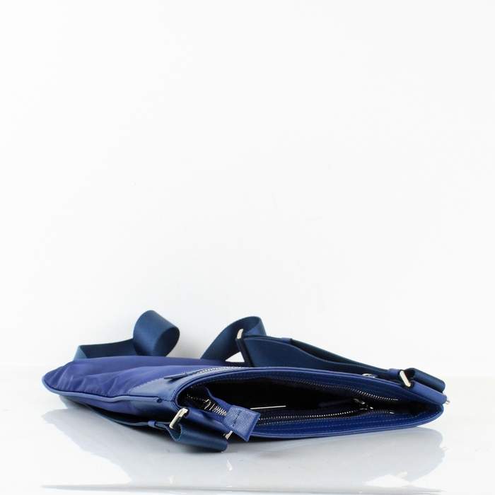 Prada Vela Fabric Messenger Bag BT0221 Blue
