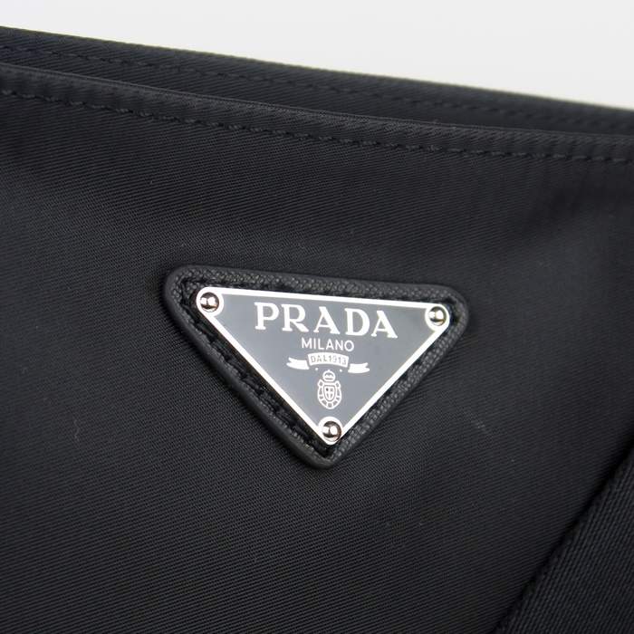 Prada Vela Fabric Messenger Bag BT0251 Black