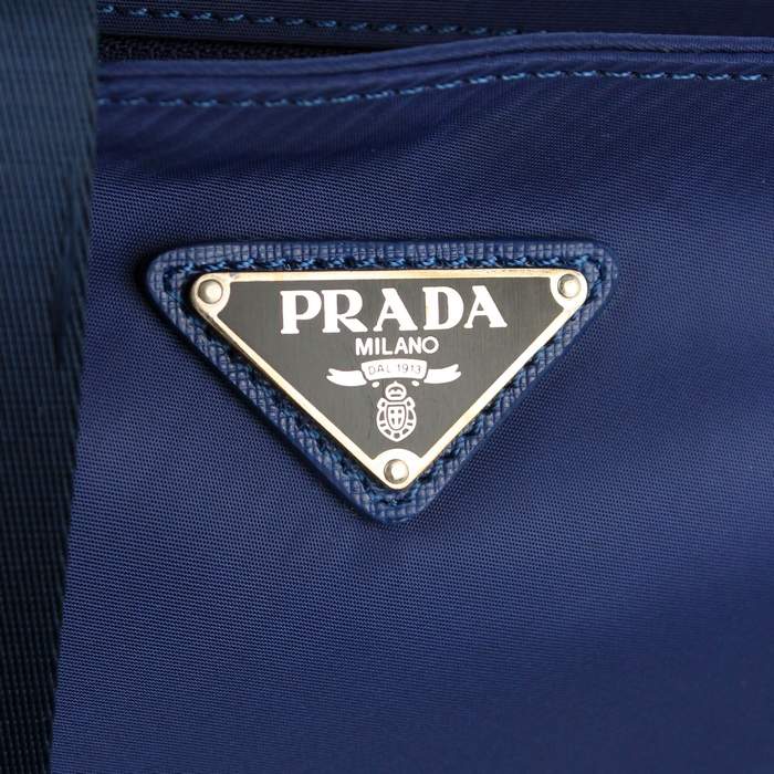 Prada Vela Fabric Messenger Bag BT0251 Blue