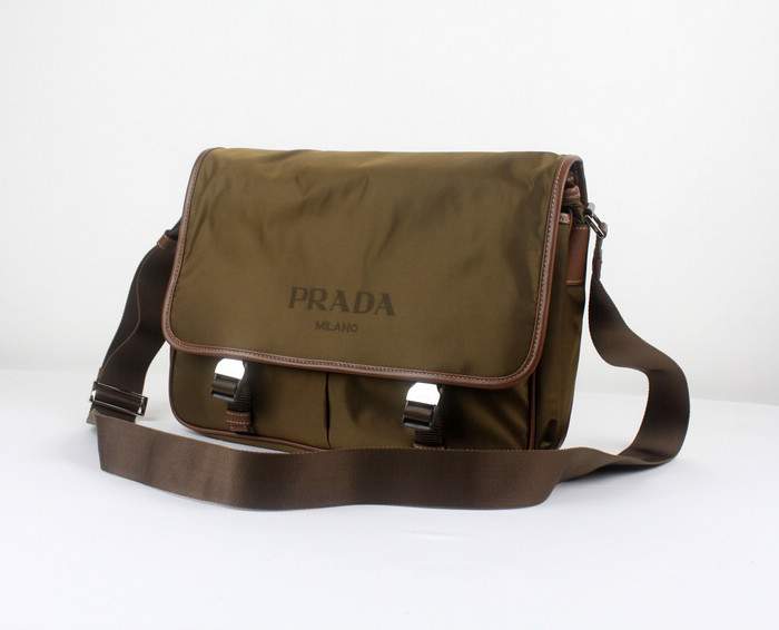 Prada Men's Sling Bag 0768 Khaki