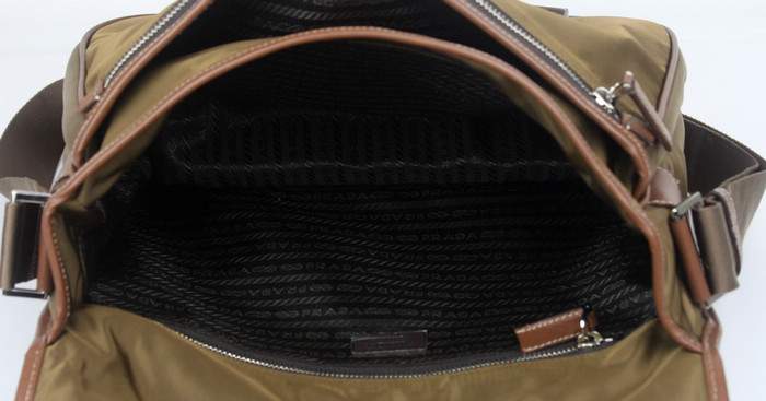 Prada Men's Sling Bag 0768 Khaki - Click Image to Close