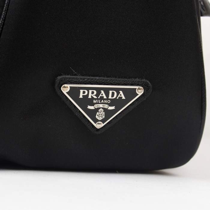 Prada Vela Flap Bag BT6671 Black - Click Image to Close