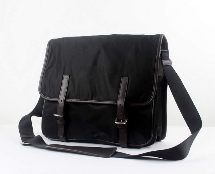 Prada VA0652 Fabric Bag Black - Click Image to Close