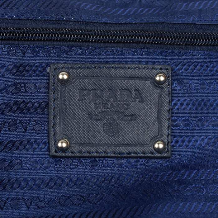 Prada Tote Bags Nylon 6038K Blue