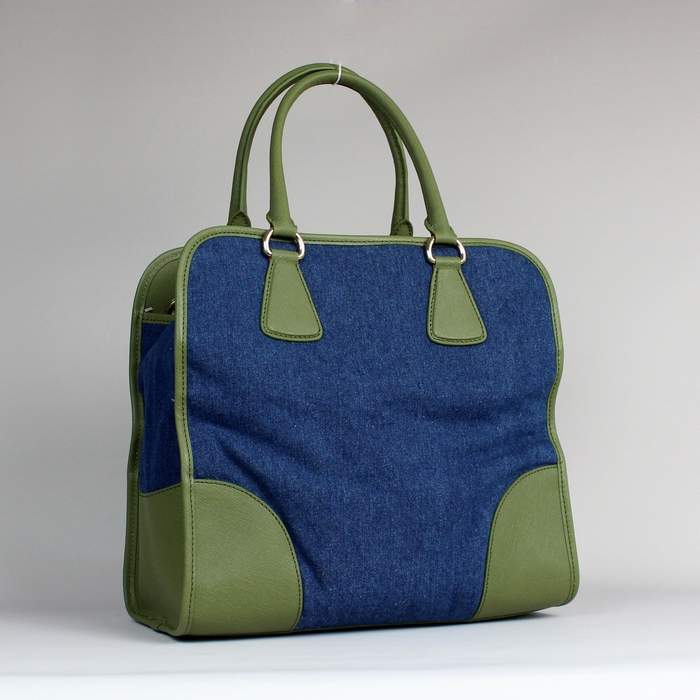 Prada Tote Bag 8203 Sling Green