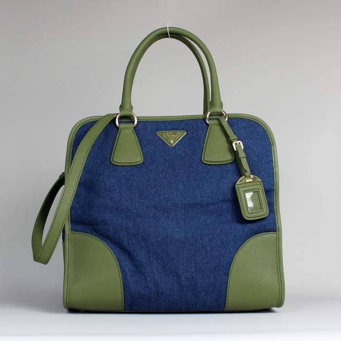 Prada Tote Bag 8203 Sling Green - Click Image to Close