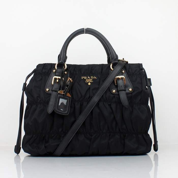 Prada Gaufre Nylon Tote Bag BN1788 Black