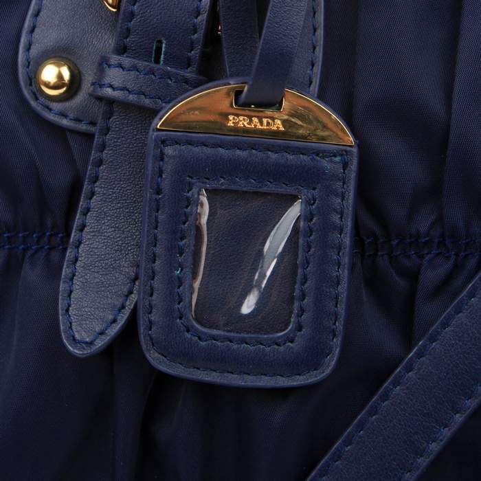 Prada Gaufre Nylon Tote Bag BN1788 Blue