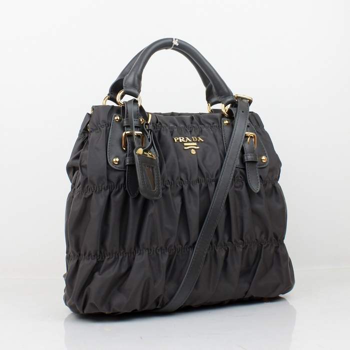Prada Gaufre Fabric Tote Bags BN1792 Grey