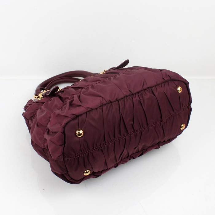 Prada Gaufre Fabric Tote Bags BN1792 Red