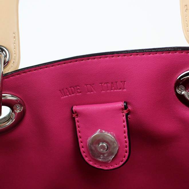 2012 New Arrival Christian Dior Original Leather Handbag - 0901 Apricot - Click Image to Close