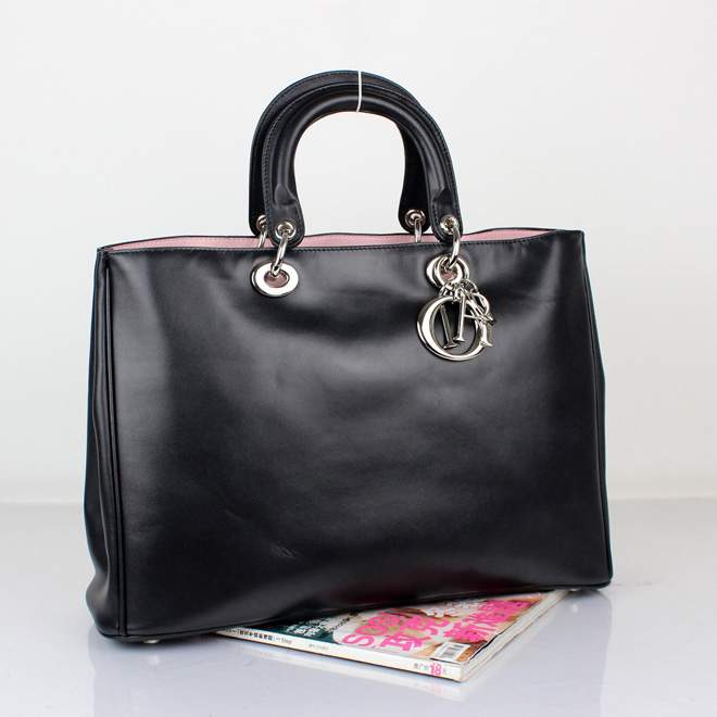 2012 New Arrival Christian Dior Original Leather Handbag - 0901 Black 2012 New Arrival Christian Dior Original Leather Handbag - 0901 Black