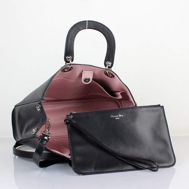 2012 New Arrival Christian Dior Original Leather Handbag - 0901 Black