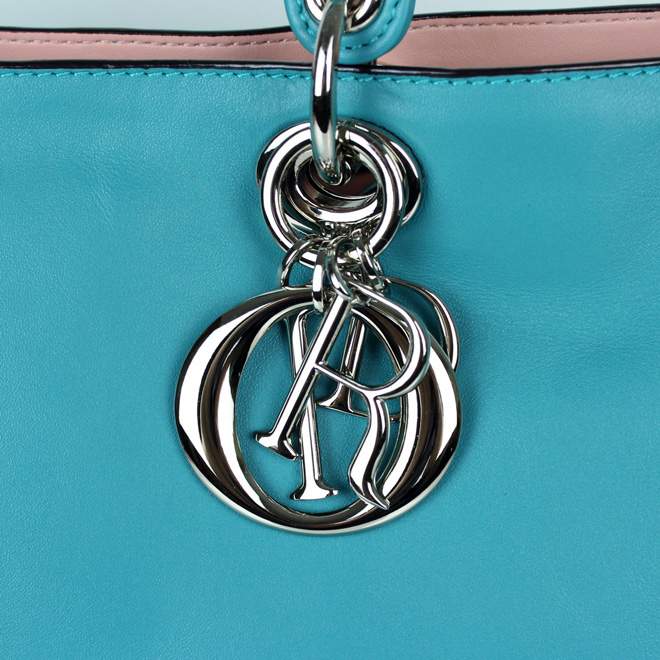 2012 New Arrival Christian Dior Original Leather Handbag - 0901 Blue