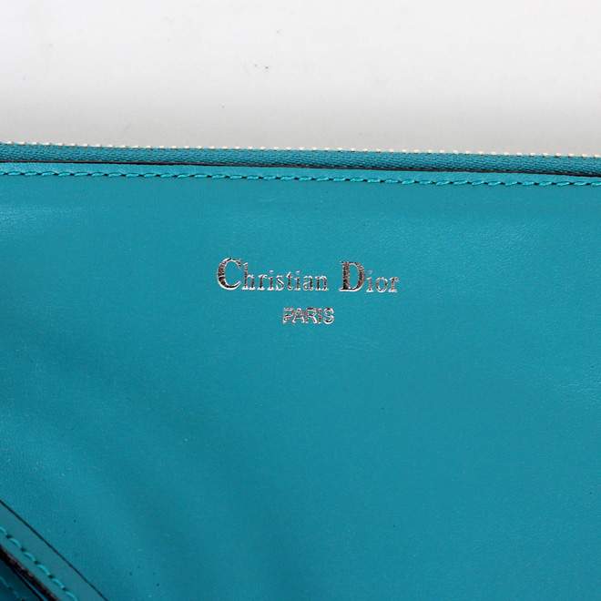2012 New Arrival Christian Dior Original Leather Handbag - 0901 Blue