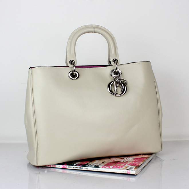 2012 New Arrival Christian Dior Original Leather Handbag - 0901 Grey 2012 New Arrival Christian Dior Original Leather Handbag - 0901 Grey