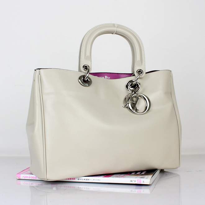 2012 New Arrival Christian Dior Original Leather Handbag - 0902 Grey 2012 New Arrival Christian Dior Original Leather Handbag - 0902 Grey