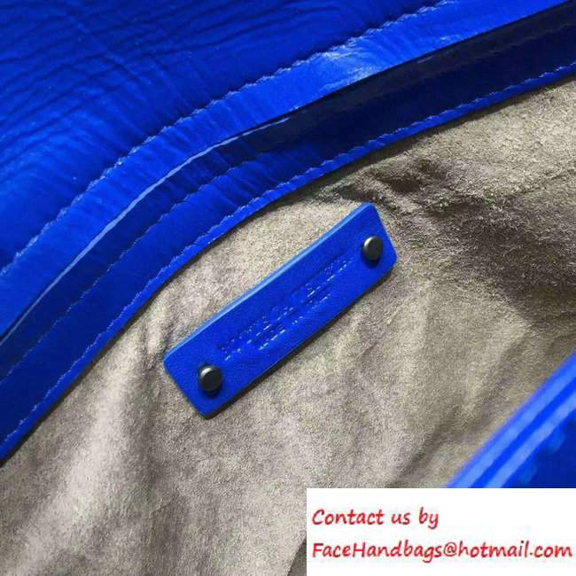 Bottega Veneta Intrecciato Nappa Olimpia Shoulder Hobo Bag Blue - Click Image to Close