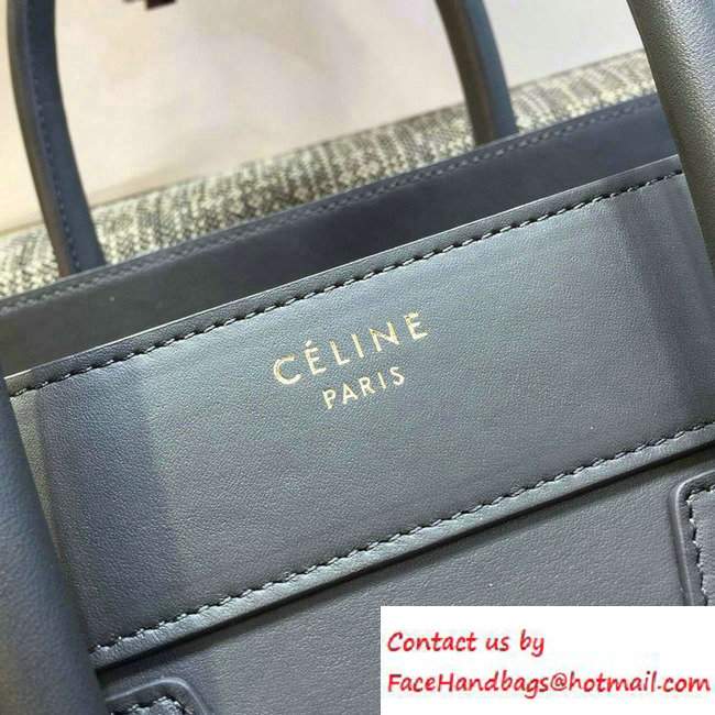 Celine Luggage Micro Tote Bag in Original Smooth Calfskin Gray 2016 - Click Image to Close