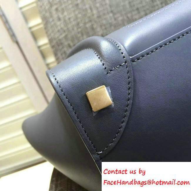Celine Luggage Micro Tote Bag in Original Smooth Calfskin Gray 2016
