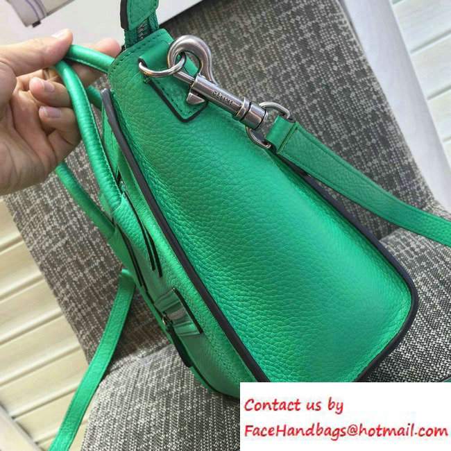 Celine Luggage Nano Tote Bag in Original Grained Leather Green 2016 - Click Image to Close