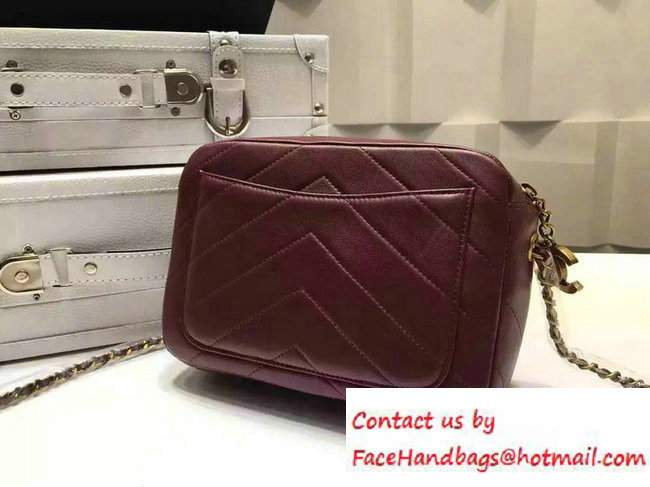 Chanel Coco Envelope Bag Burgundy Cruise 2016 - Click Image to Close