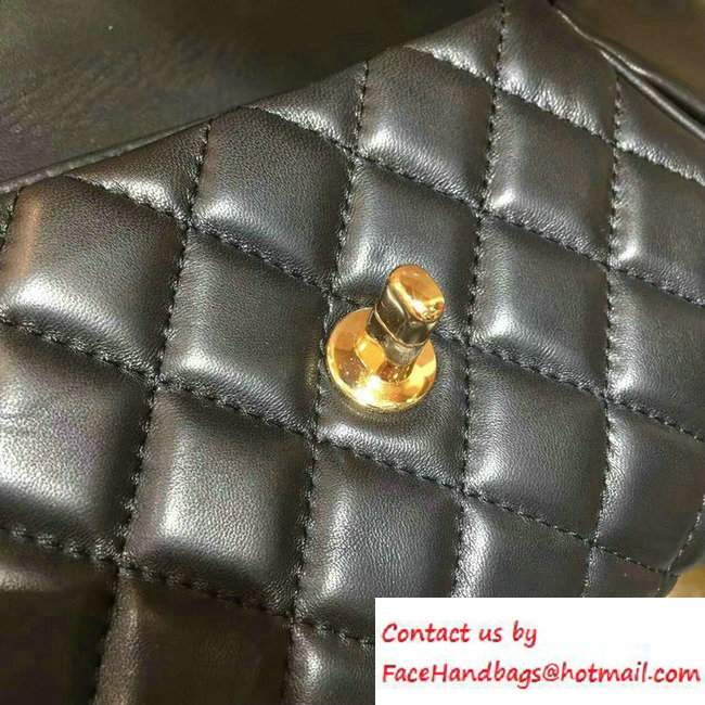Chanel Goatskin Clutch Bag A98558 Black 2016